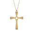 Two Parts Diamond Cross Necklace - Felix No. 1