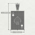 Ace Of Spades Diamond Card Necklace - Tyler No. 10 image 3