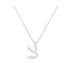 Tzadik - Hebrew Alef-Bet letter diamond Necklace - Tzadik letter