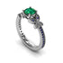 The Butterfly Stairs Green Emerald Ring- Amelia no. 9