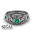The Ancient Ring Green Emerald Ring- Makayla no. 9 image 2