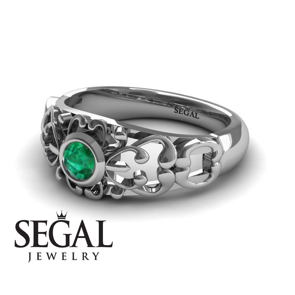 The Ancient Ring Green Emerald Ring- Makayla no. 9