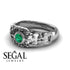 The Ancient Ring Green Emerald Ring- Makayla no. 9