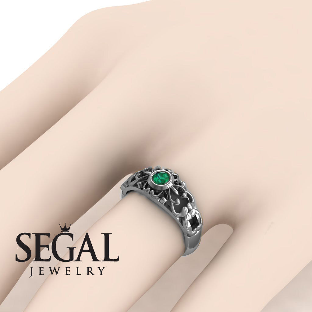 The Ancient Ring Green Emerald Ring- Makayla no. 9