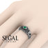 The Ancient Ring Green Emerald Ring- Makayla no. 9