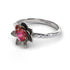 Lotus Flower Ruby ring - Lotus no. 15