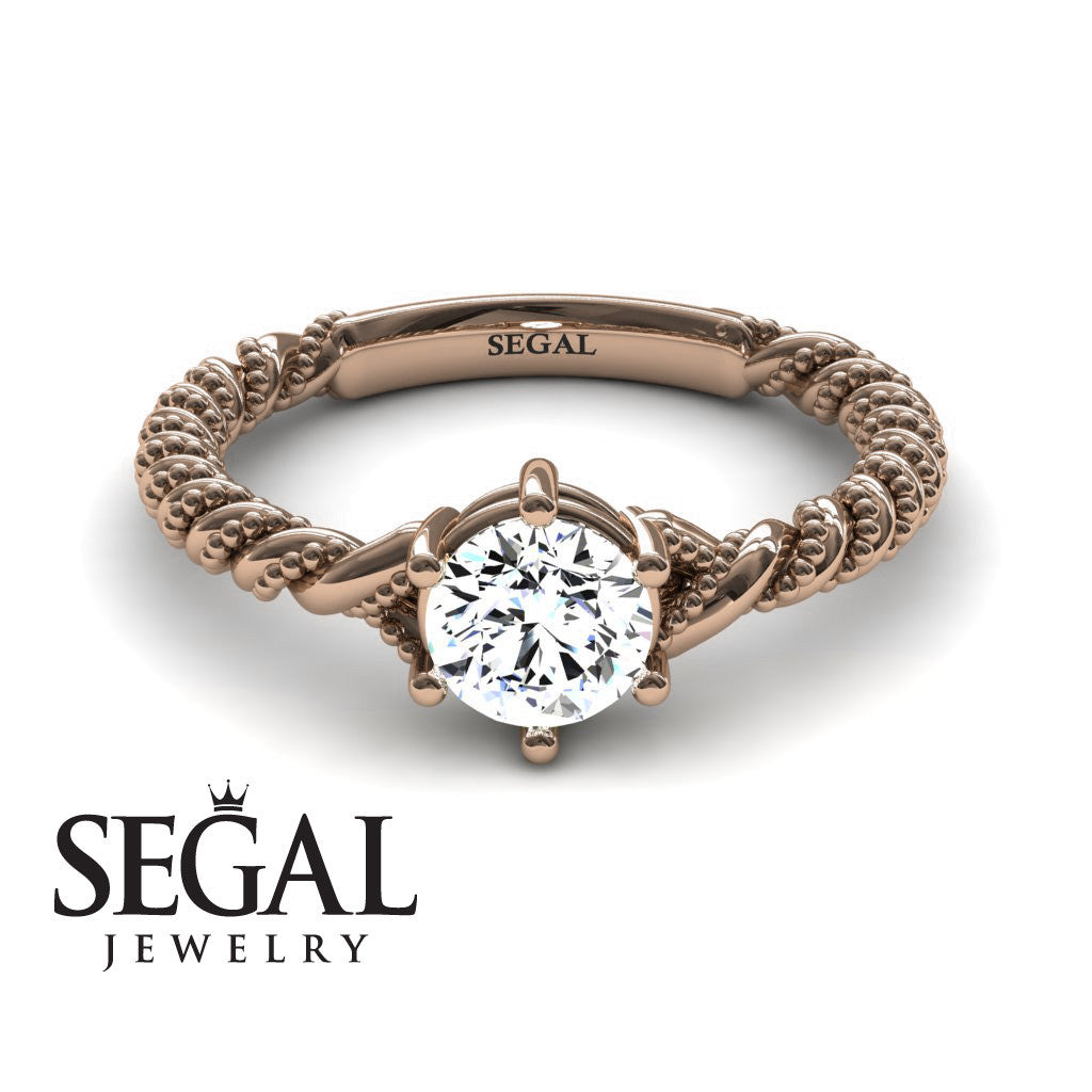 The Braid Ring Diamond Ring- Keira no. 2