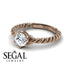 The Braid Ring Diamond Ring- Keira no. 2
