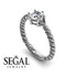 The Braid Ring Diamond Ring- Keira no. 3