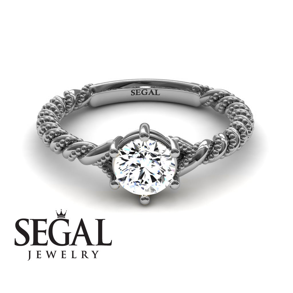 The Braid Ring Diamond Ring- Keira no. 3