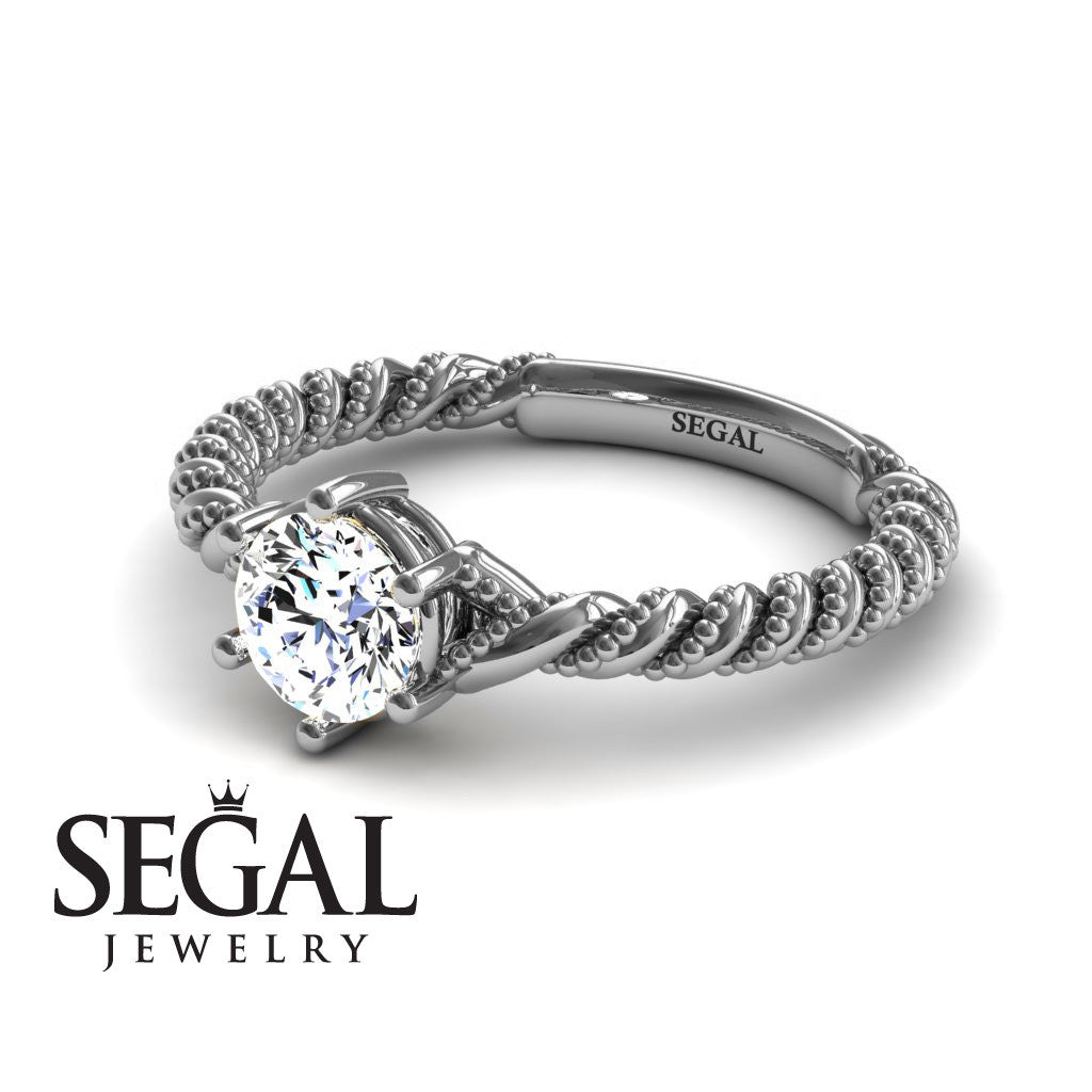 The Braid Ring Diamond Ring- Keira no. 3