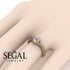 The Braid Ring - Yellow Gold Vintage Diamond Ring- Keira no. 1