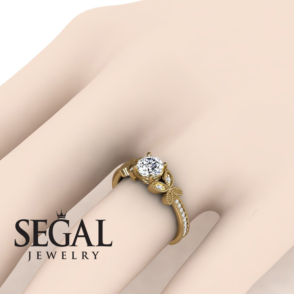 The Butterfly Stairs Diamond Ring- Amelia no. 1