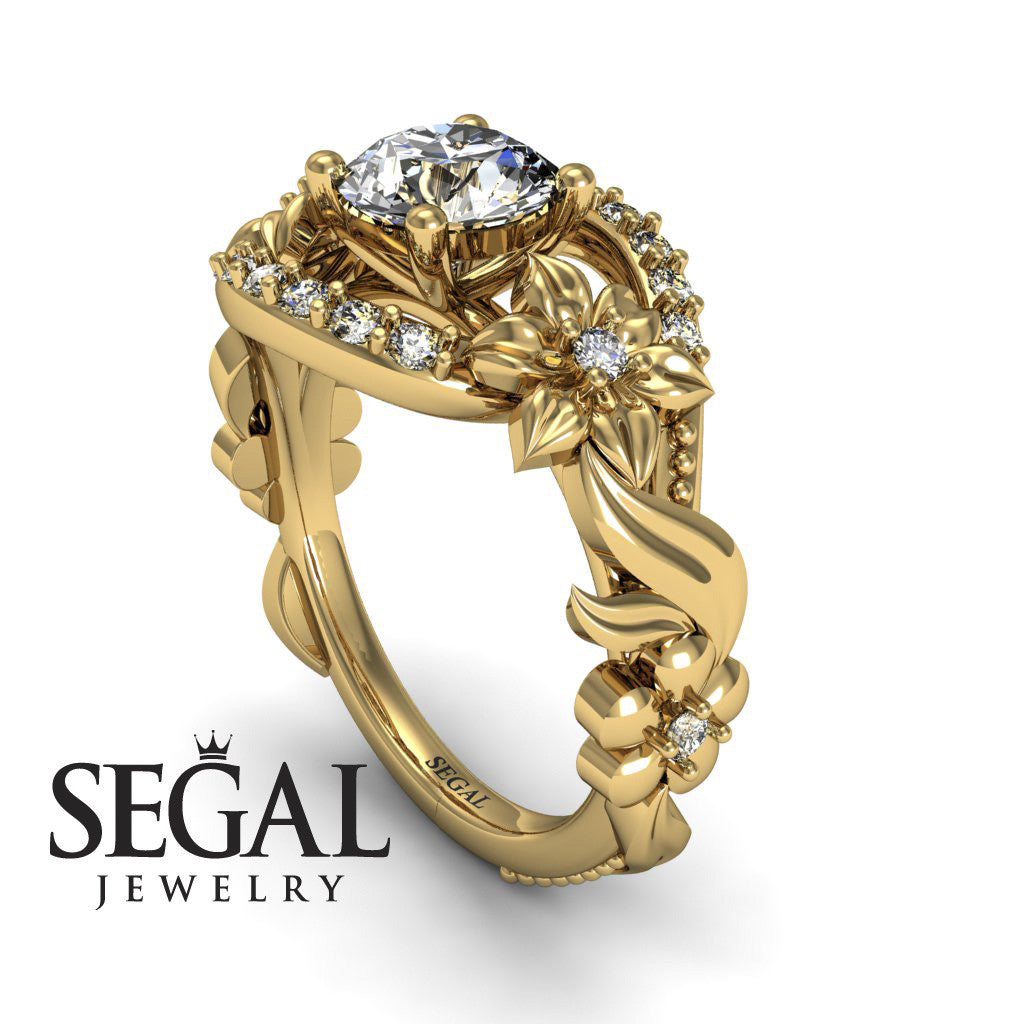 Spring Full With Flowers Diamond Ring - Layla no. 1