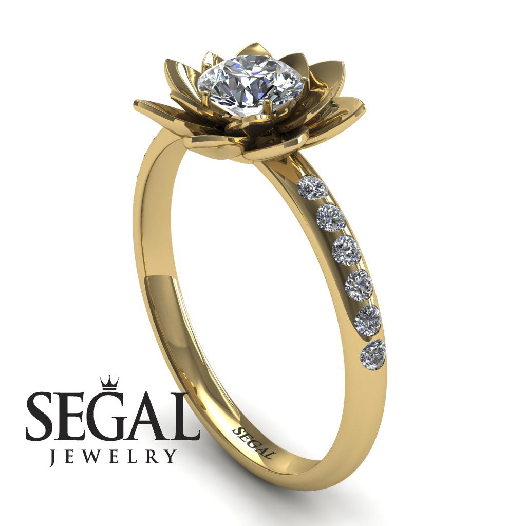 Lotus Flower Diamond ring - Lotus no. 1