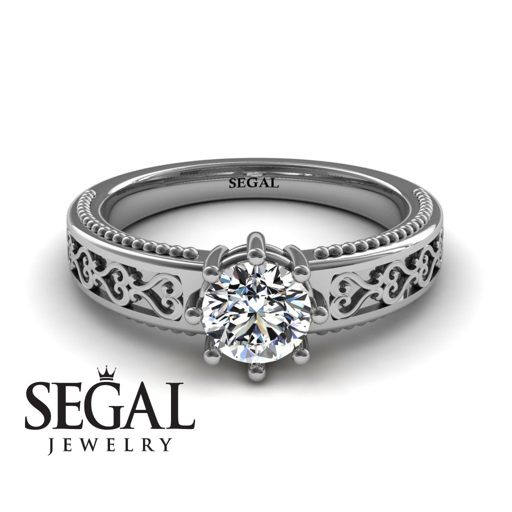 The Victorian Hearts Diamond Ring- Evelyn no. 3