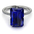 Meredith 's Custom Hidden Halo Emerald Cut Diamond Engagement Ring - Vanessa No. 300