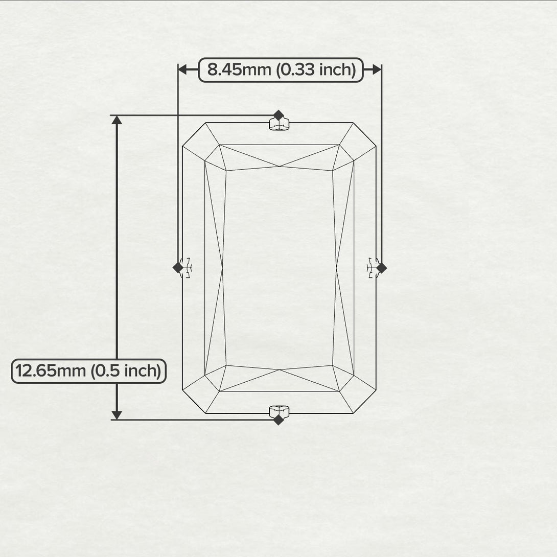 Hidden Halo Emerald Cut Diamond Earrings - Vanessa No. 3