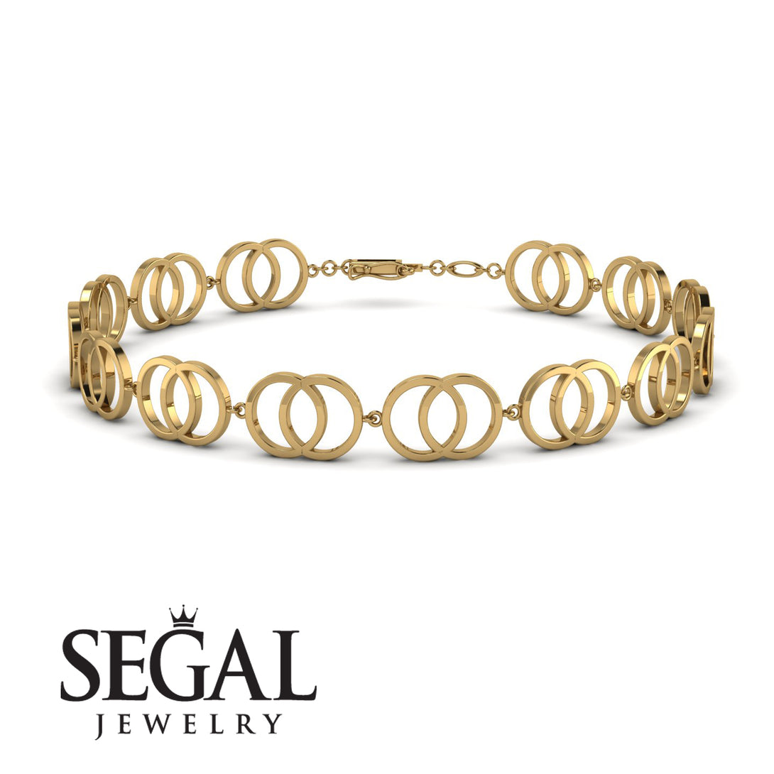 Vesica Pisces Gold Bracelet - Sigal No. 1