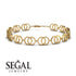 Vesica Pisces Gold Bracelet - Sigal No. 1
