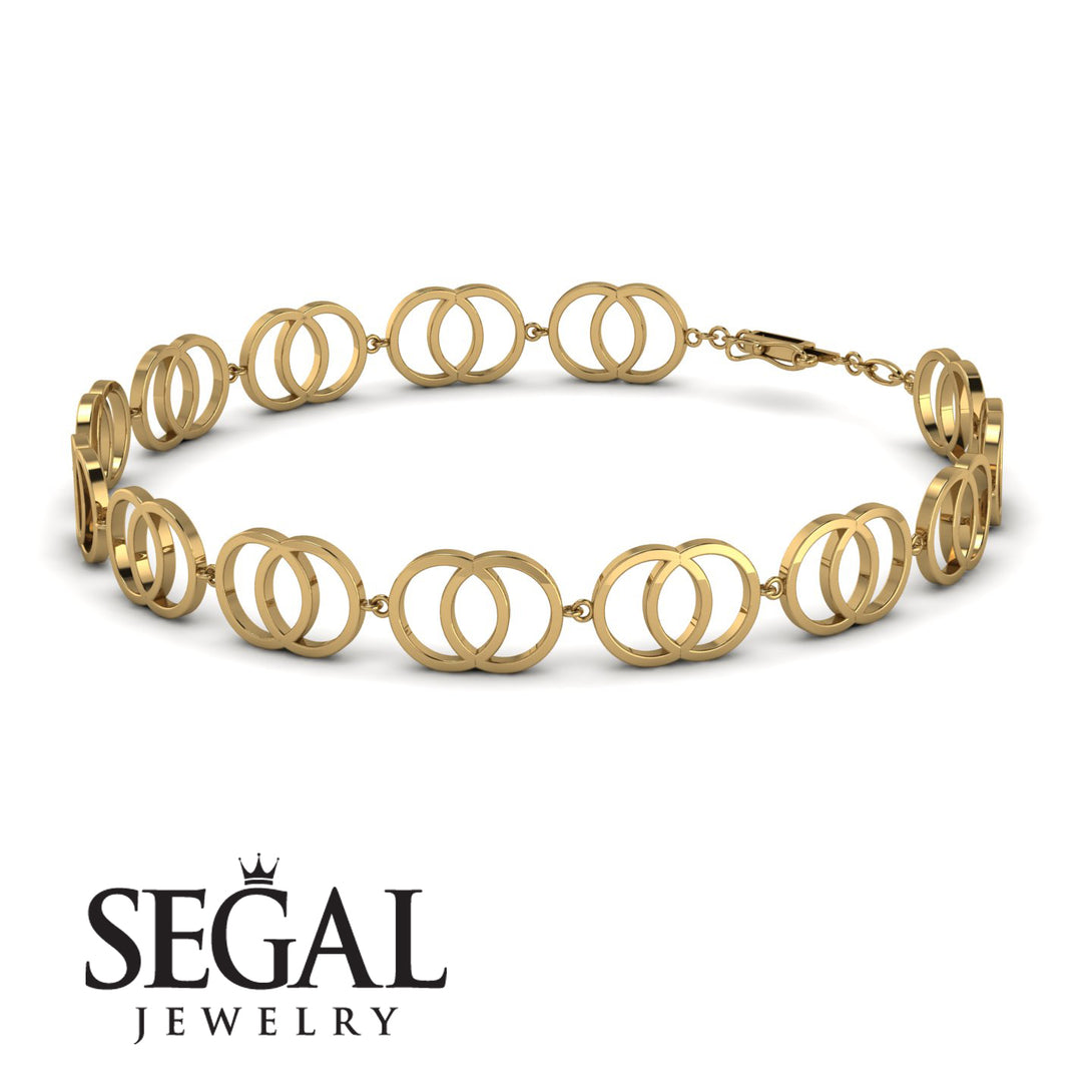 Vesica Pisces Gold Bracelet - Sigal No. 1