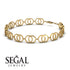Vesica Pisces Gold Bracelet - Sigal No. 1