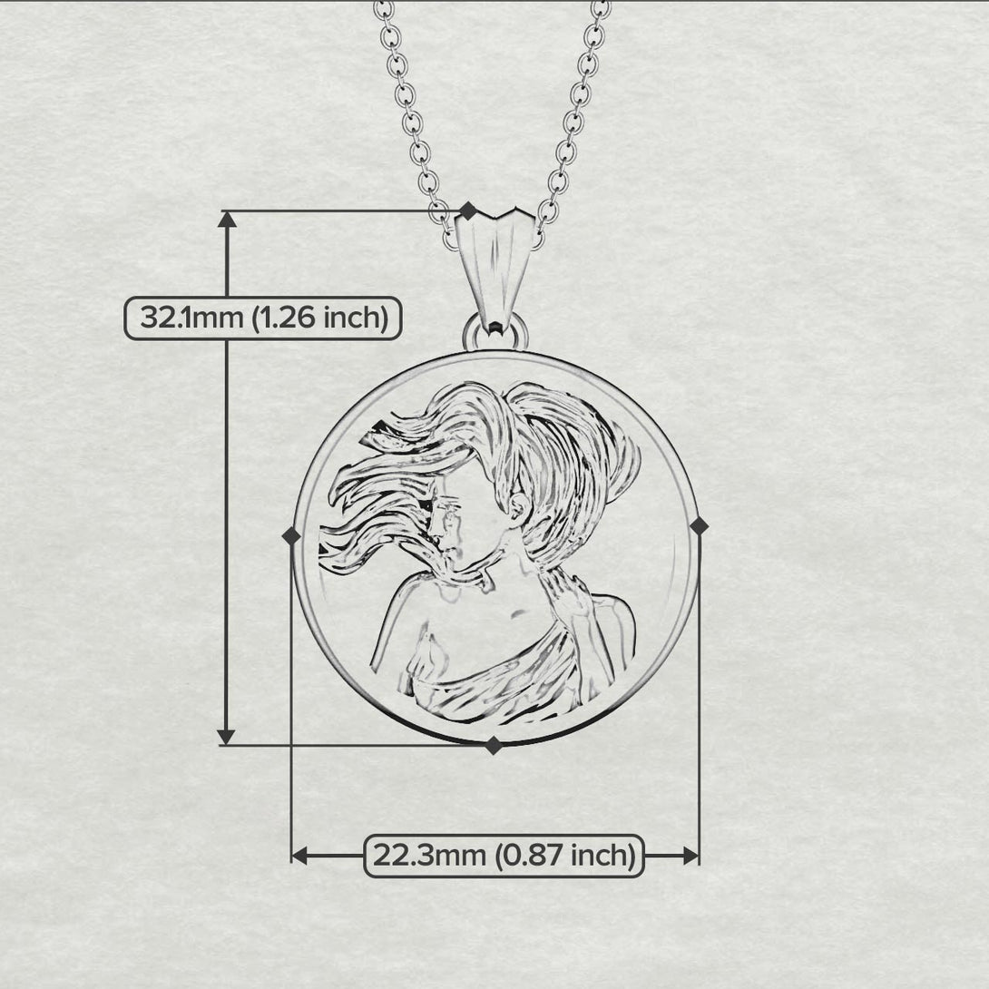 Elegant Zodiac Pendant - Virgo No. 1