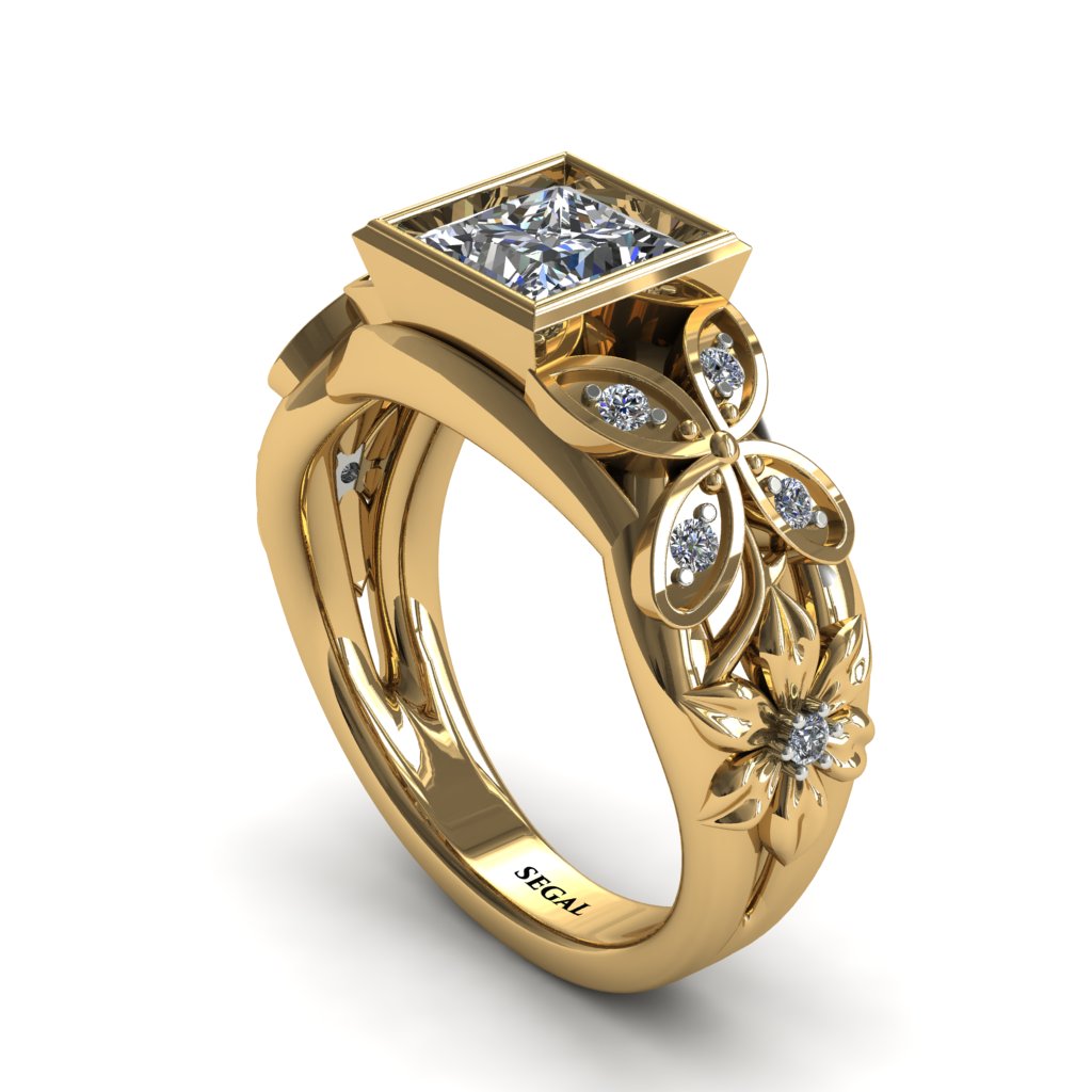 Nancy's Mounted Circle Rounds Diamond Ring- Vivian no. 16