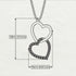 Interlocked Hearts Diamond Necklace - Wendy No. 2