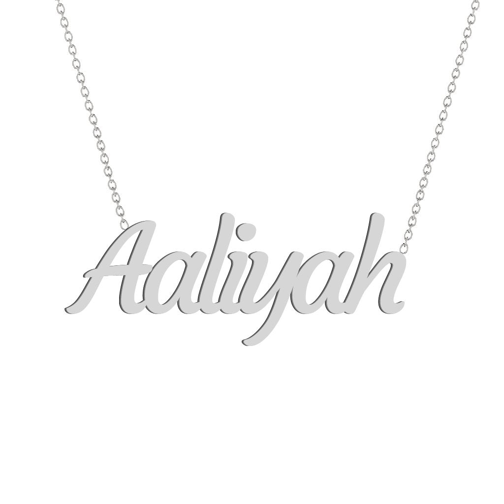 Gold Name Necklace - Aaliyah