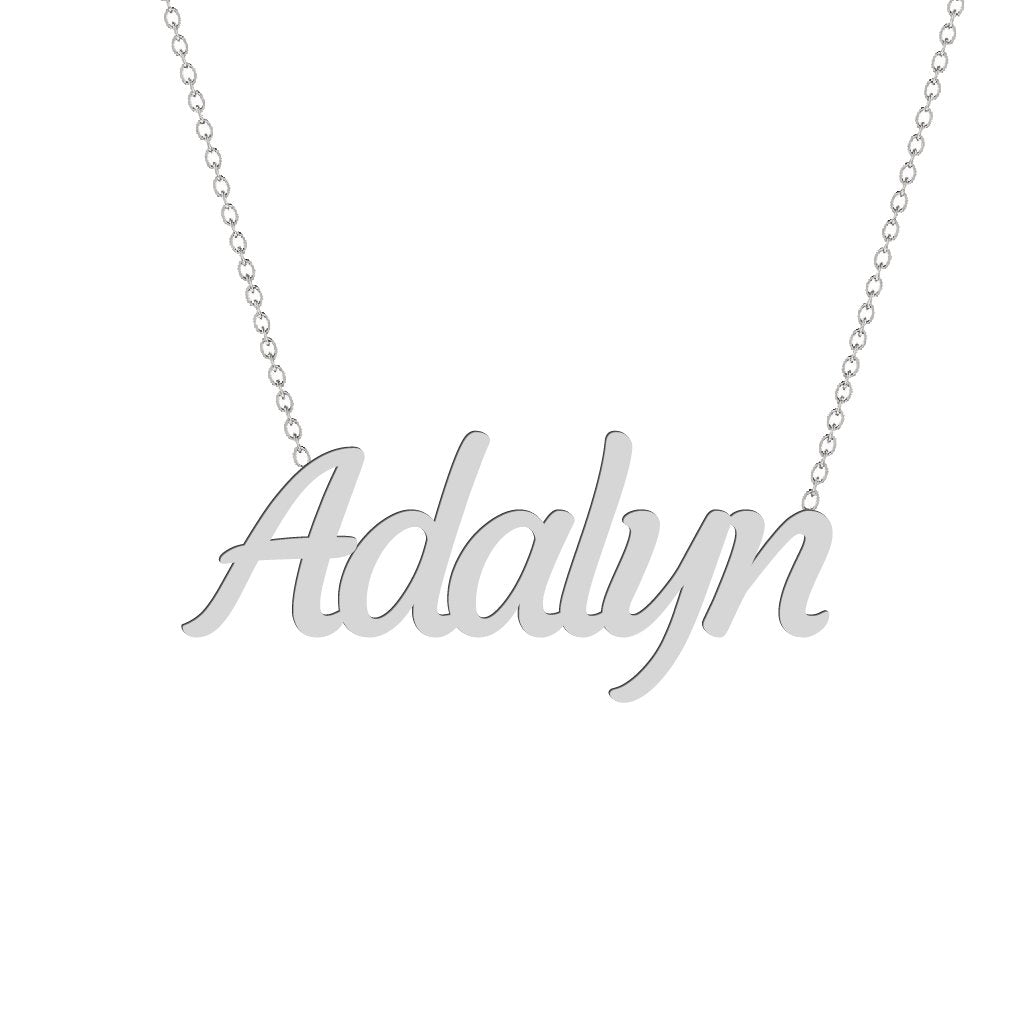 Gold Name Necklace - Adalyn
