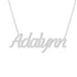 Gold Name Necklace - Adalynn