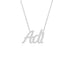 Gold Name Necklace - Adi