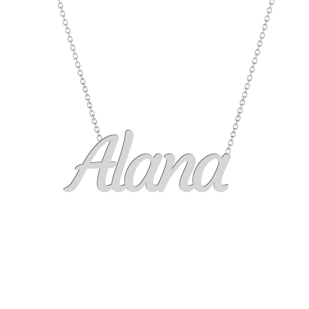 Gold Name Necklace - Alana