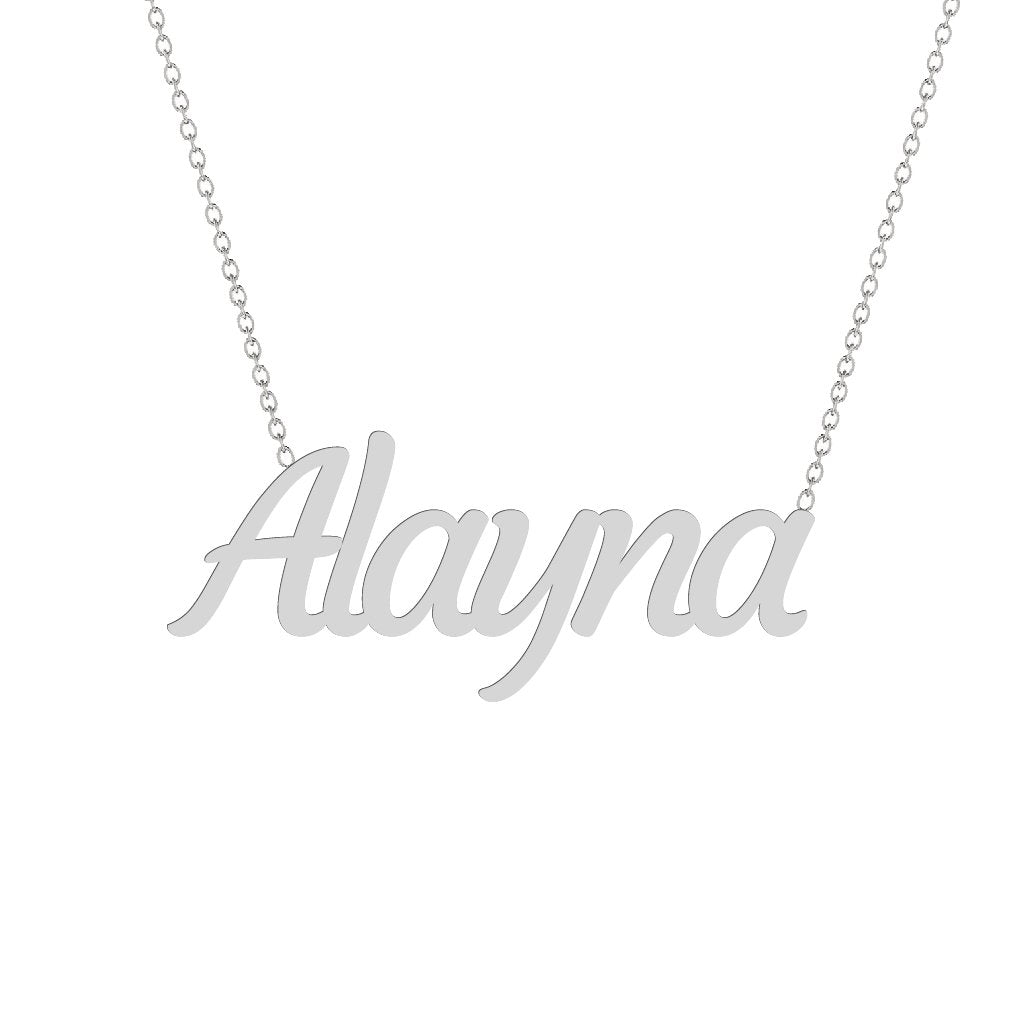 Gold Name Necklace - Alayna