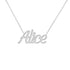 Gold Name Necklace - Alice