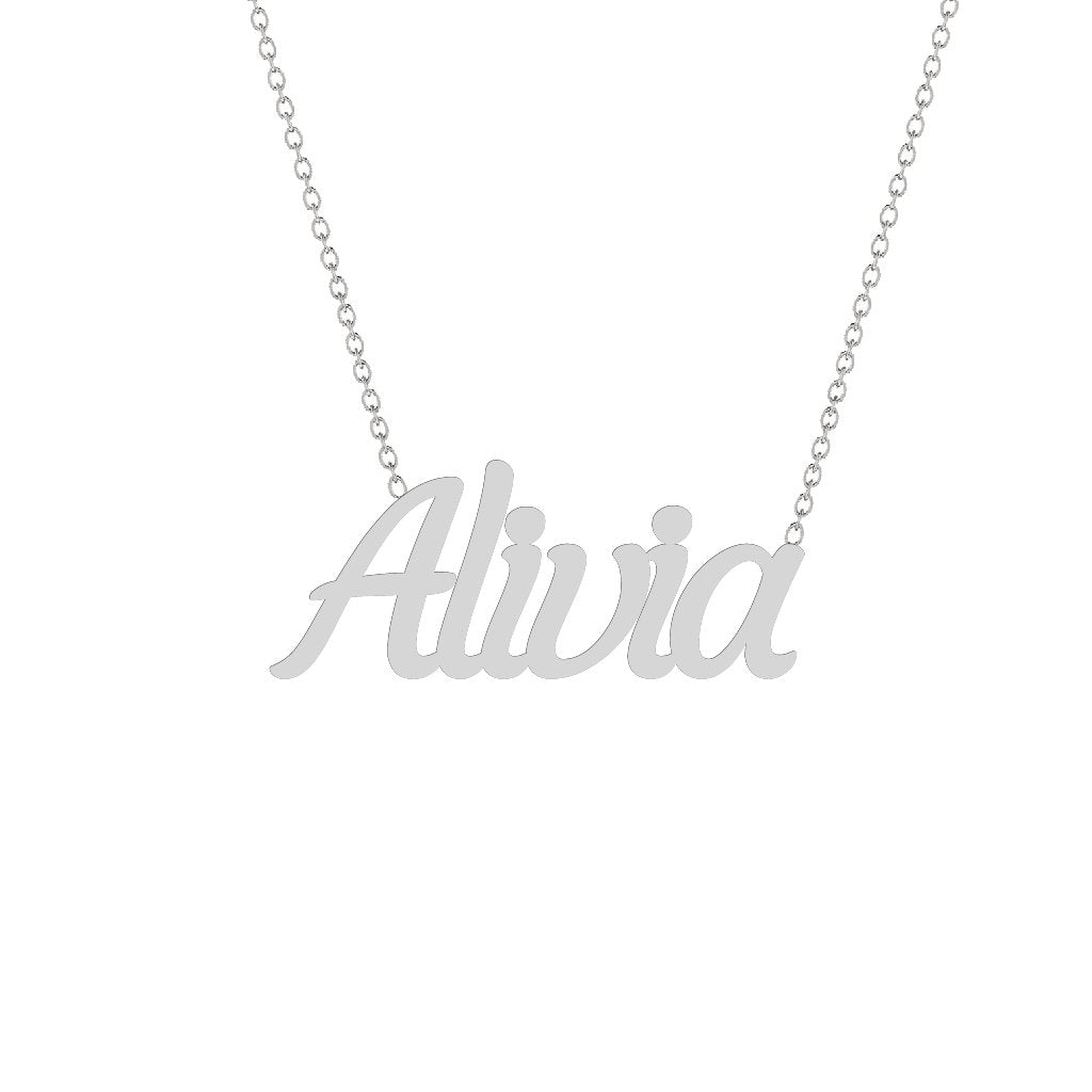 Gold Name Necklace - Alivia
