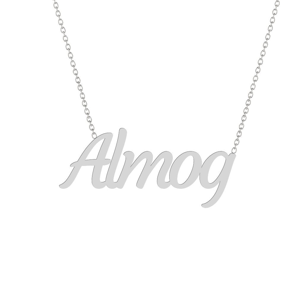 Gold Name Necklace - Almog