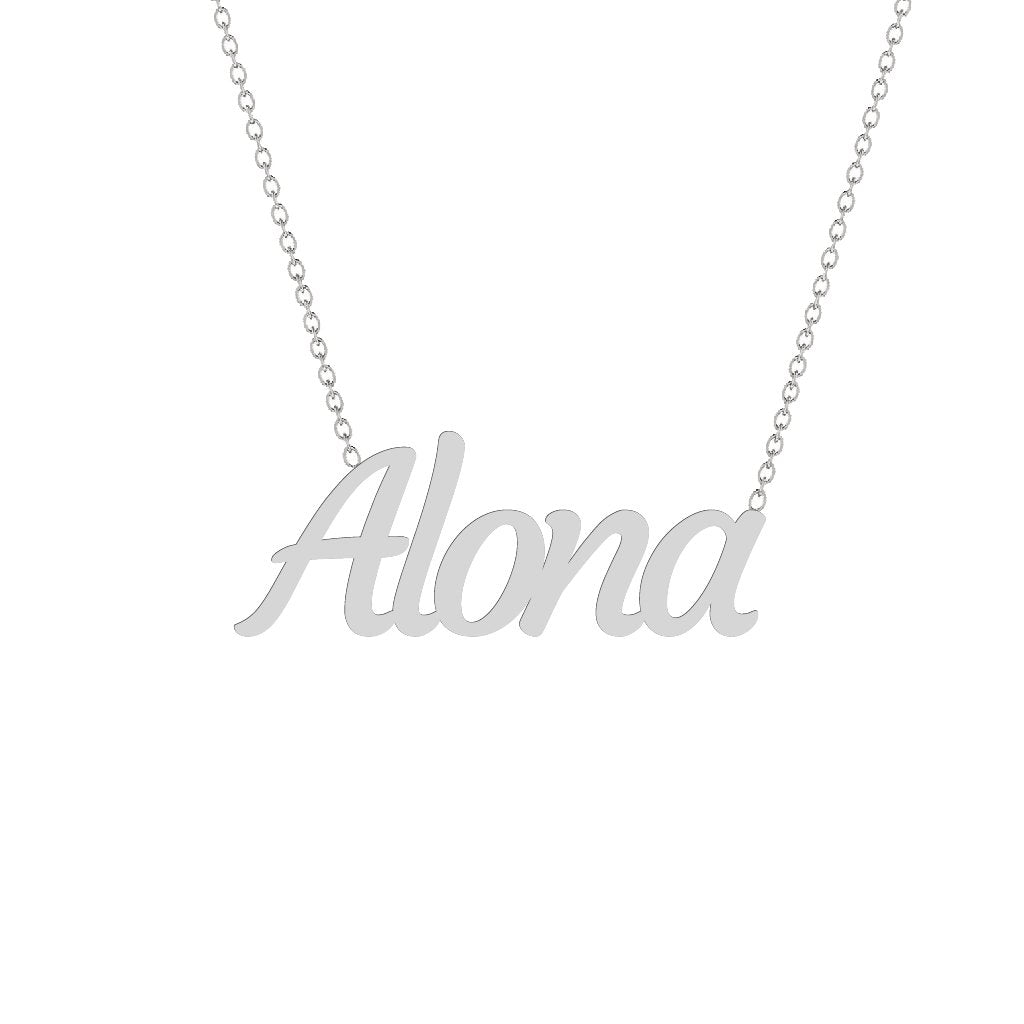 Gold Name Necklace - Alona