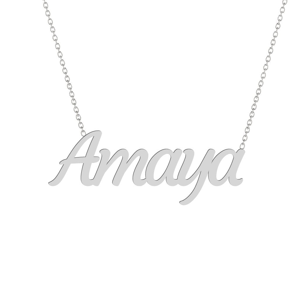 Gold Name Necklace - Amaya