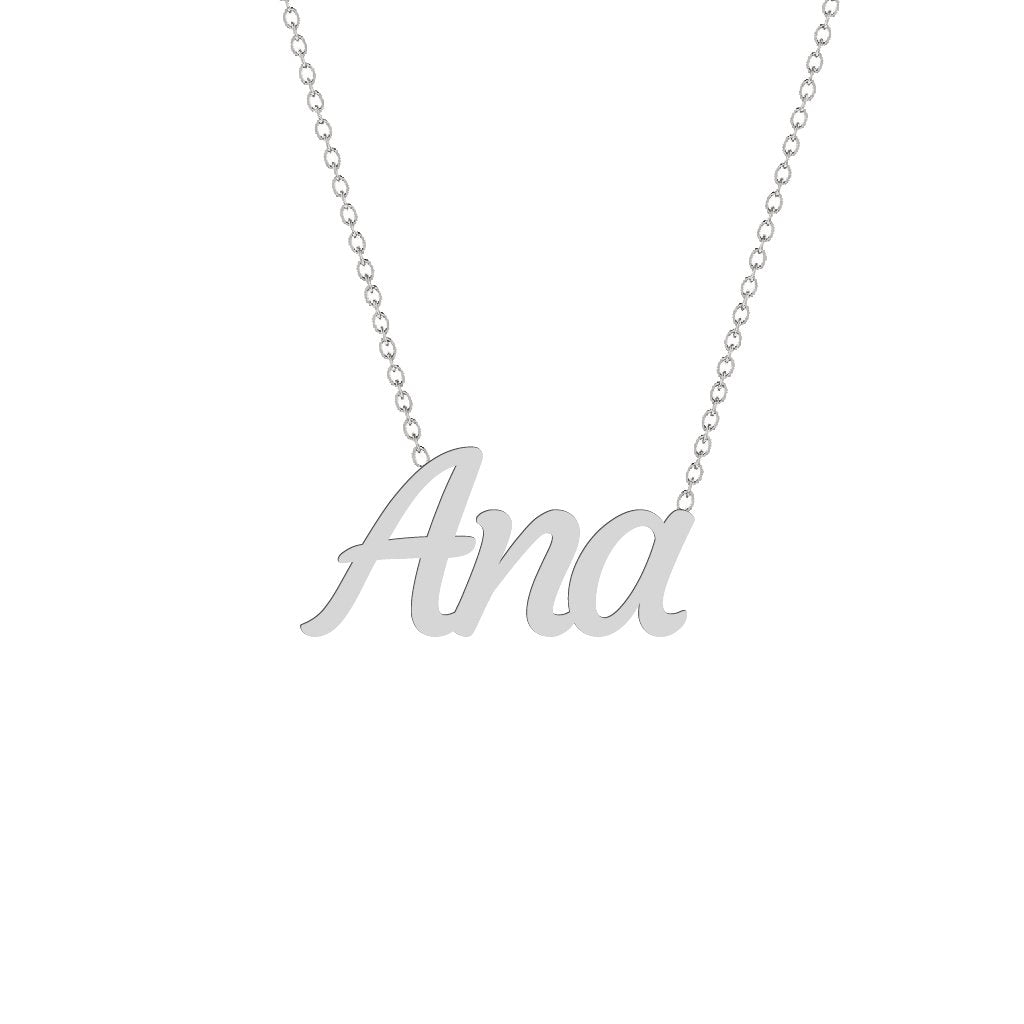 Gold Name Necklace - Ana