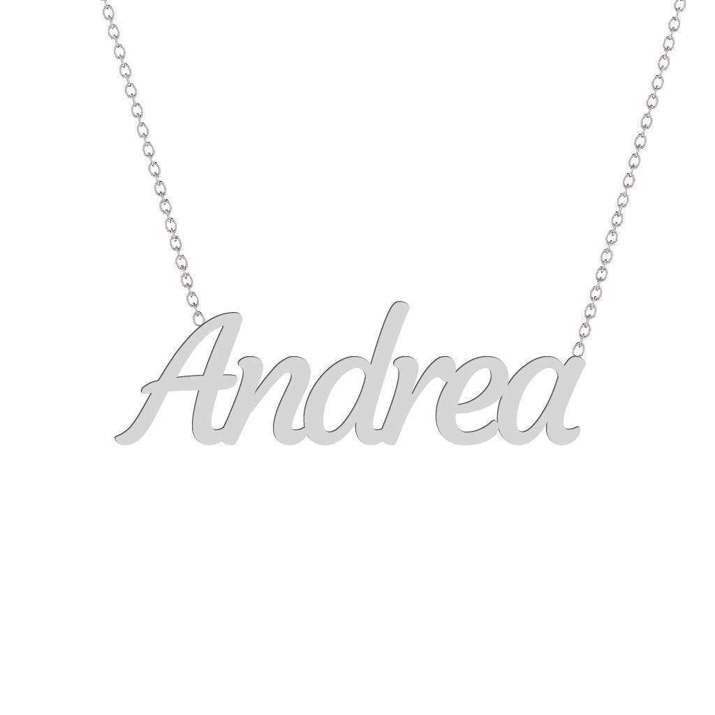 Gold Name Necklace - Andrea