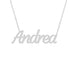 Gold Name Necklace - Andrea