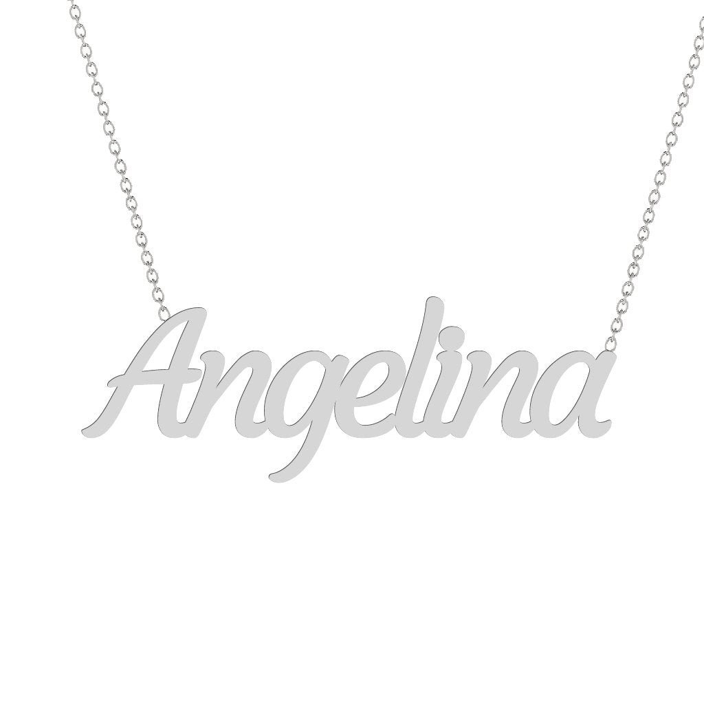 Gold Name Necklace - Angelina
