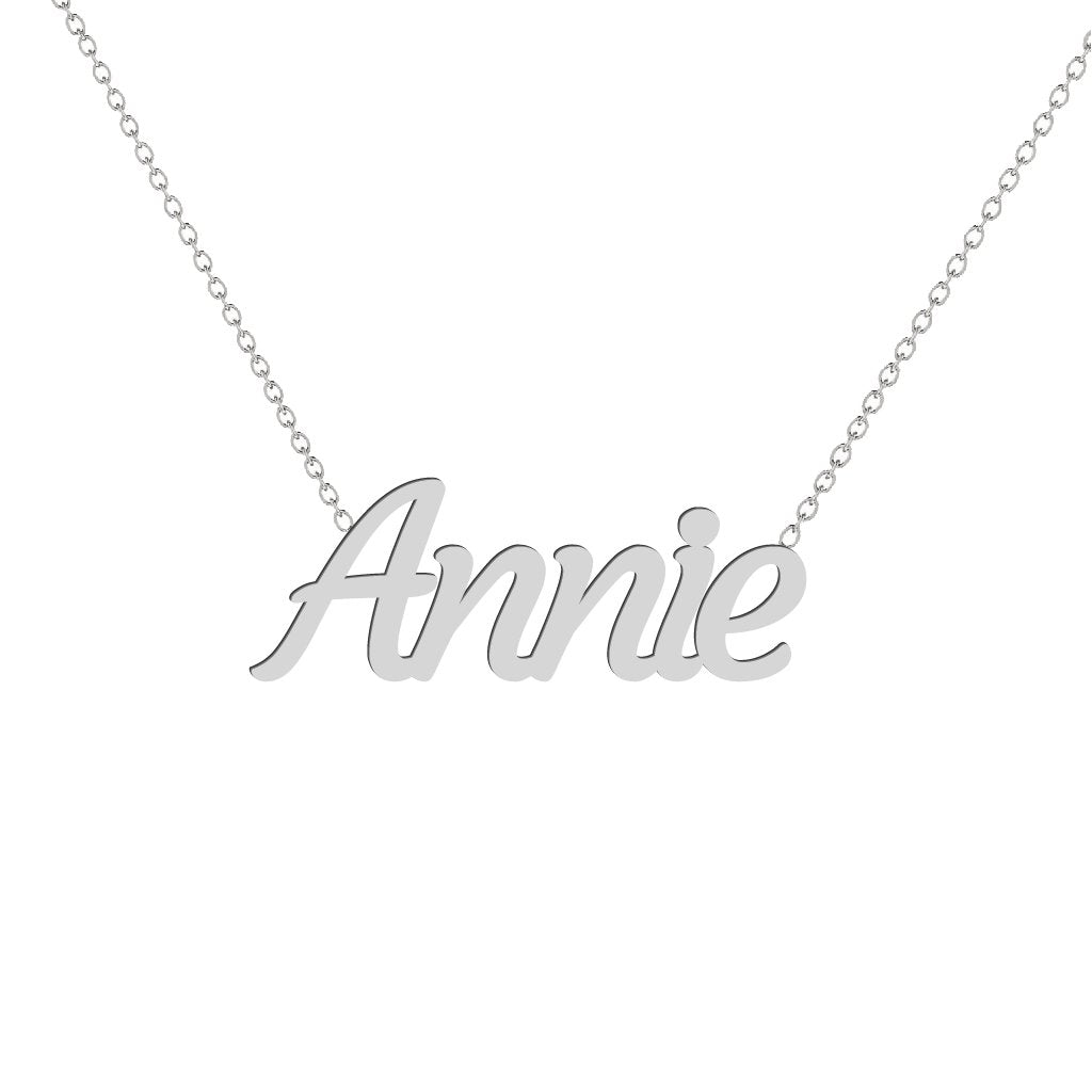 Gold Name Necklace - Annie