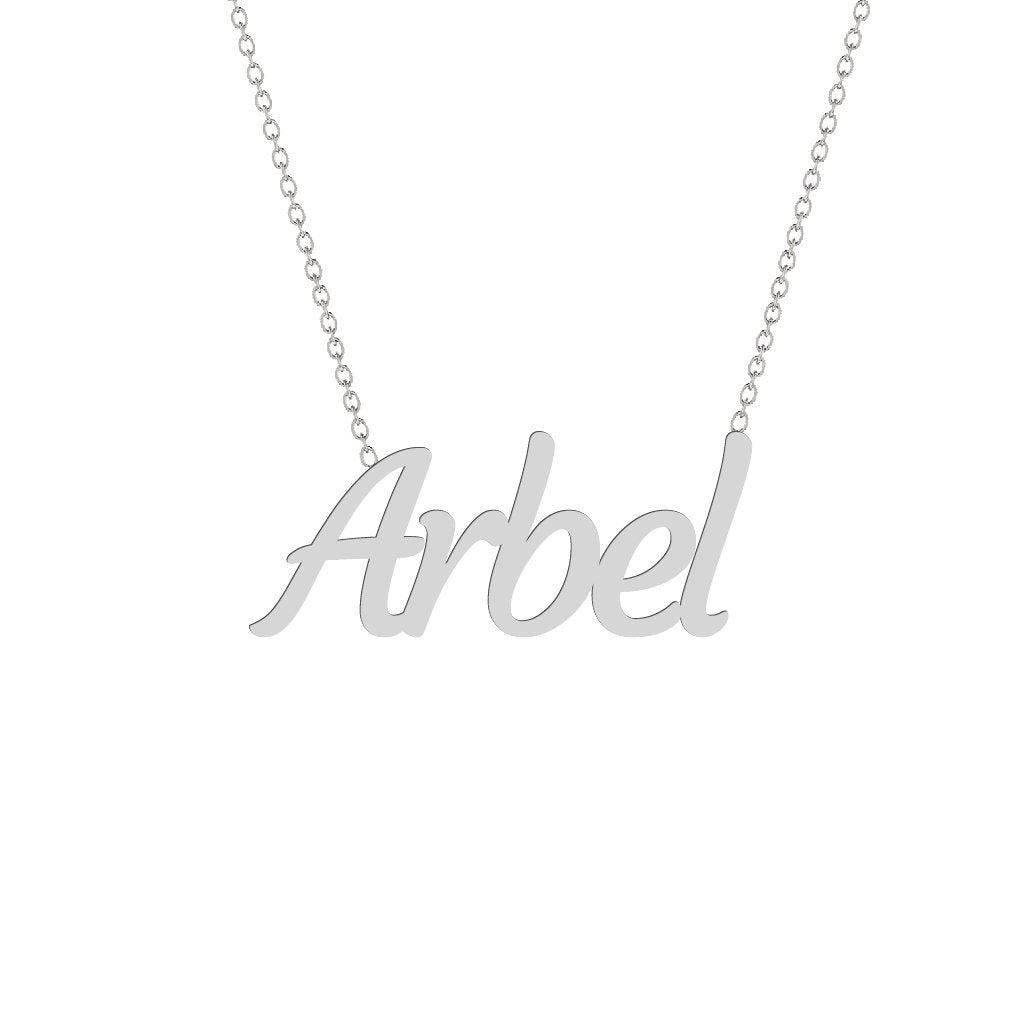 Gold Name Necklace - Arbel