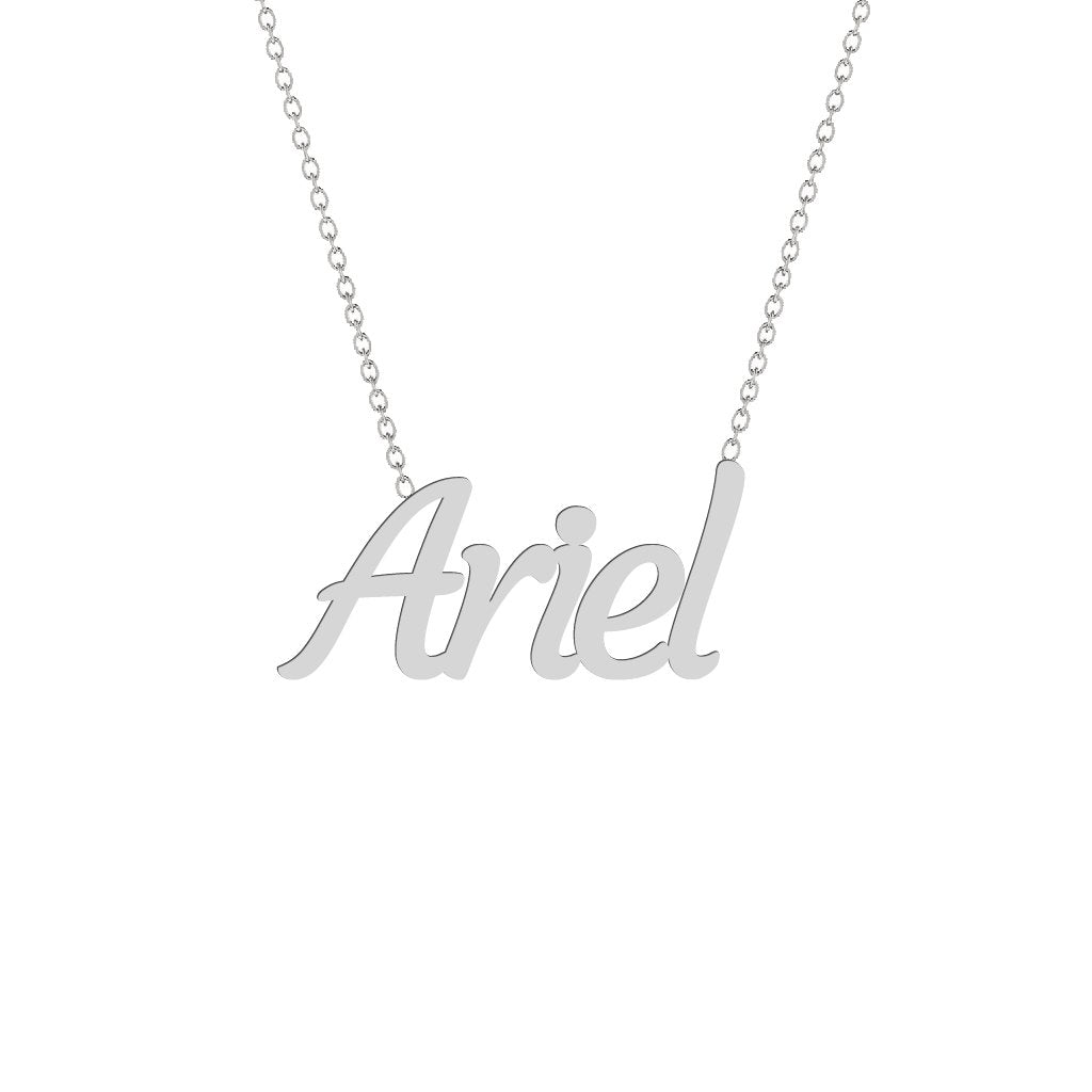 Gold Name Necklace - Ariel