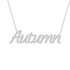 Gold Name Necklace - Autumn