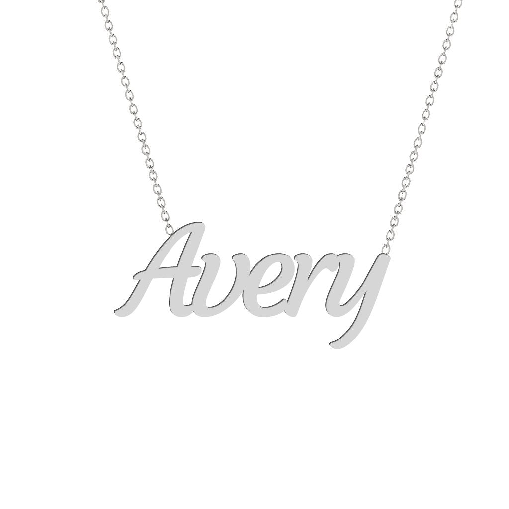 Gold Name Necklace - Avery