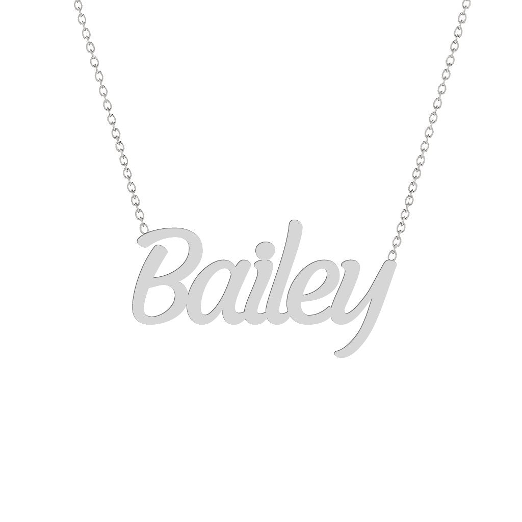 Gold Name Necklace - Bailey